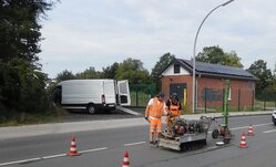Baustelle Splieterstraße Baustelle Splieterstraße