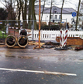 Münsterstraße Kanalbauarbeiten