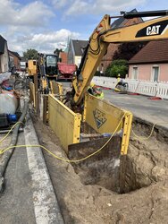 Bild Baustelle Dreibrückenstraße Bild Baustelle Dreibrückenstraße