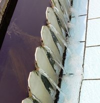 Ablauf des gereinigten Abwassers