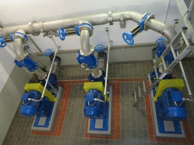 Pumpentechnik Schmutzwasserpumpwerk Beelener Straße